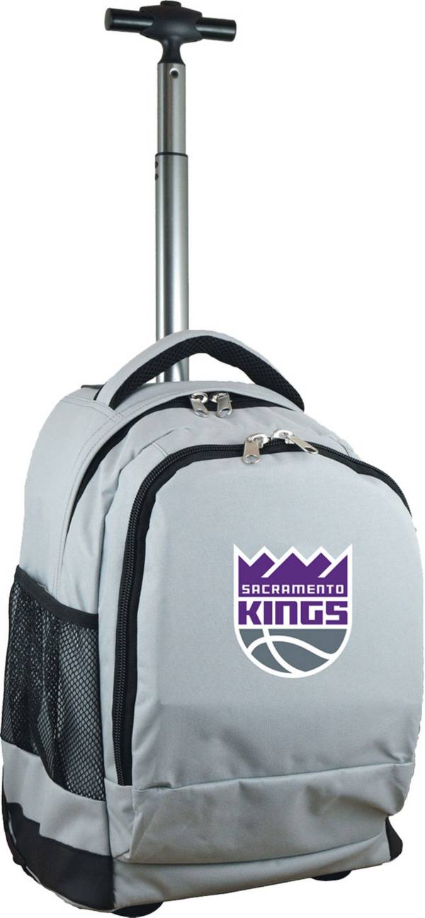 Mojo Sacramento Kings Wheeled Premium Grey Backpack