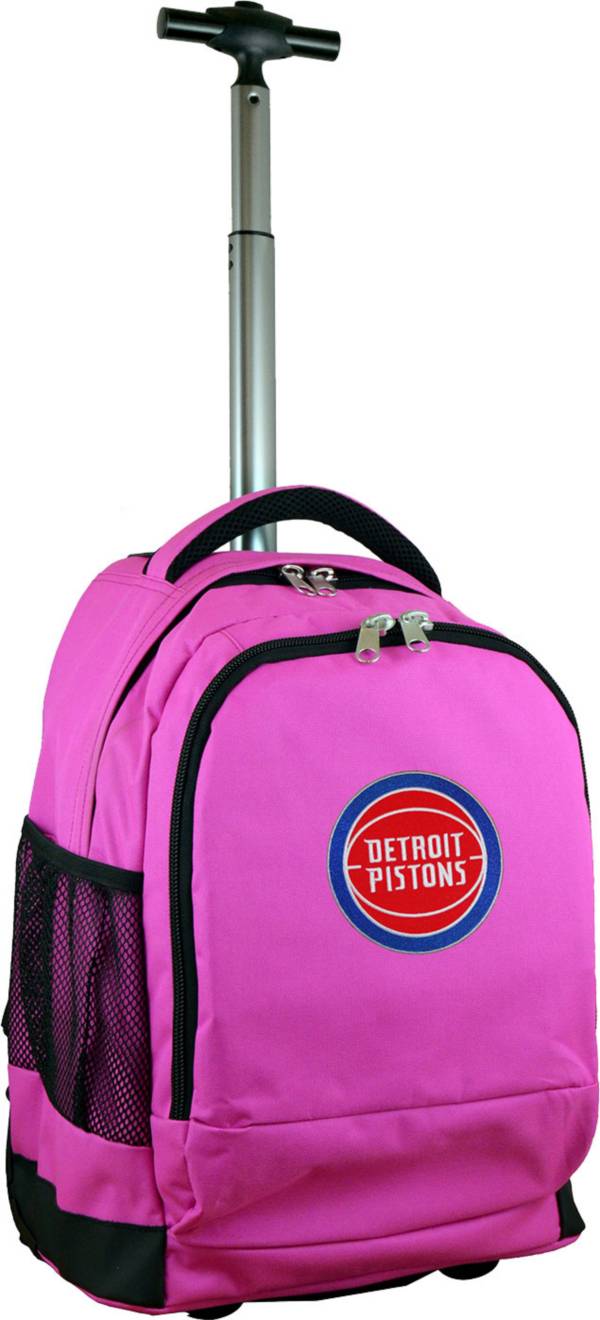 Mojo Detroit Pistons Wheeled Premium Pink Backpack