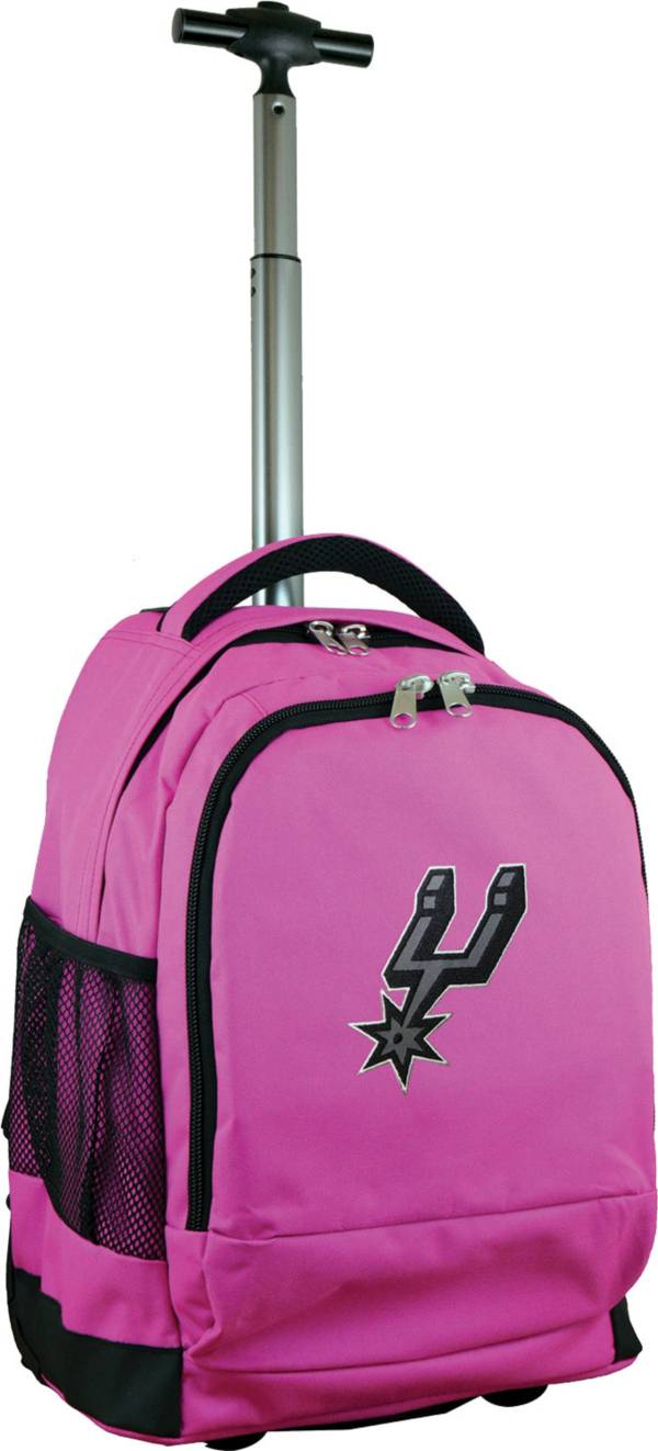 Mojo San Antonio Spurs Wheeled Premium Pink Backpack