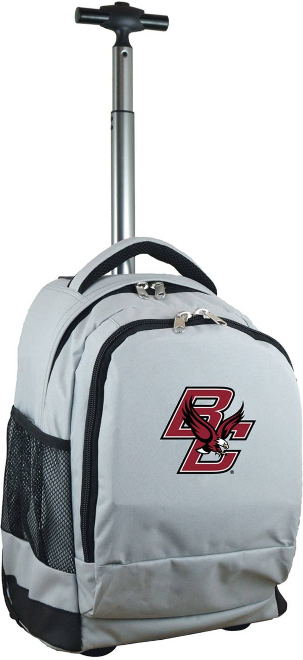 Mojo Boston College Eagles Wheeled Premium Grey Backpack