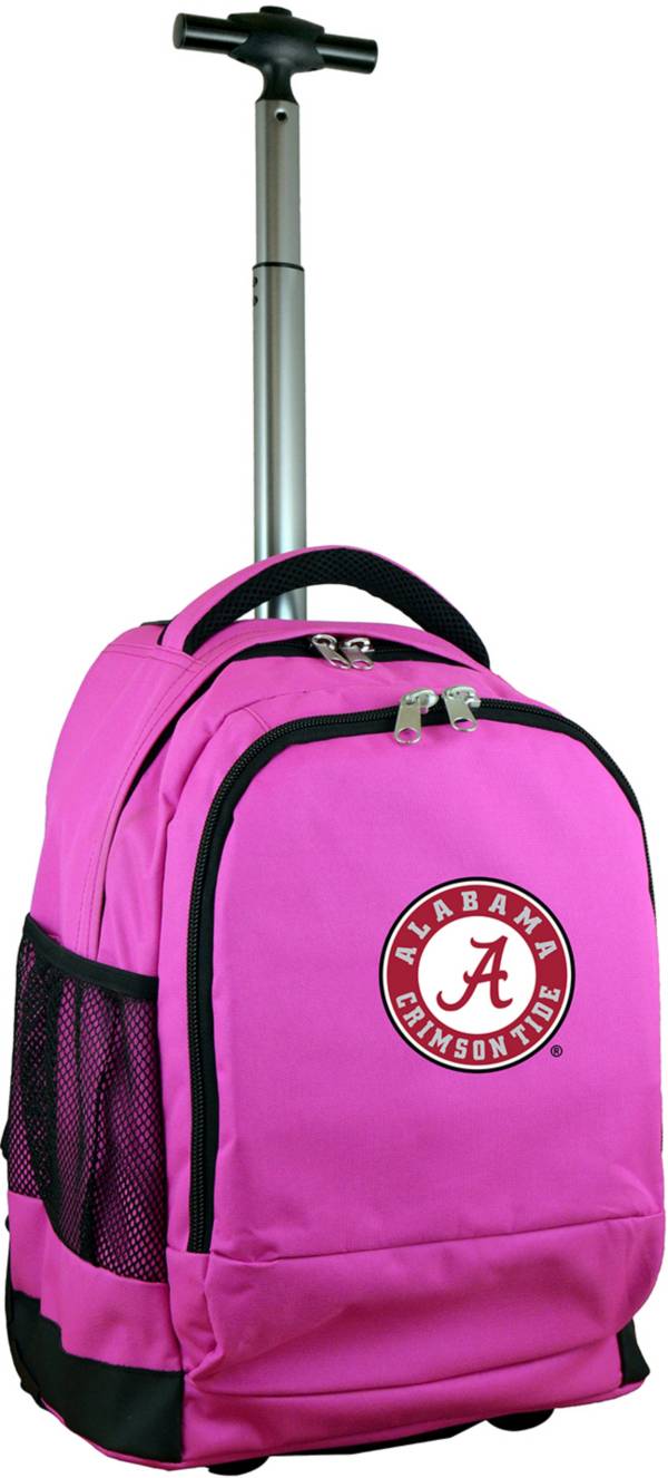 Mojo Alabama Crimson Tide Wheeled Premium Pink Backpack