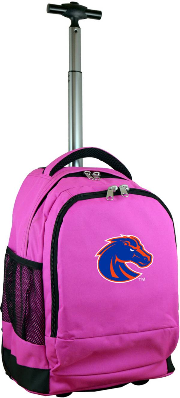 Mojo Boise State Broncos Wheeled Premium Pink Backpack