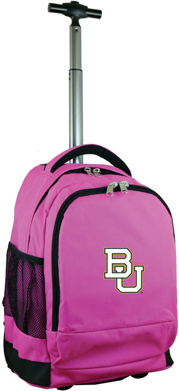 Mojo Baylor Bears Wheeled Premium Pink Backpack