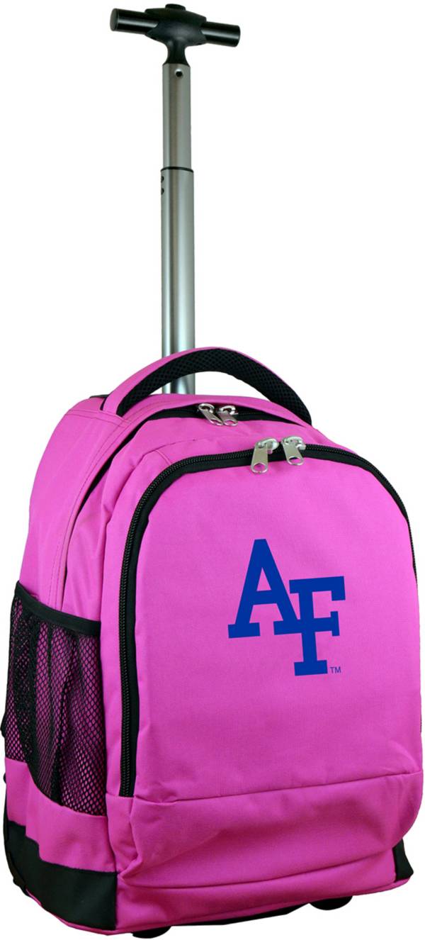 Mojo Air Force Falcons Wheeled Premium Pink Backpack