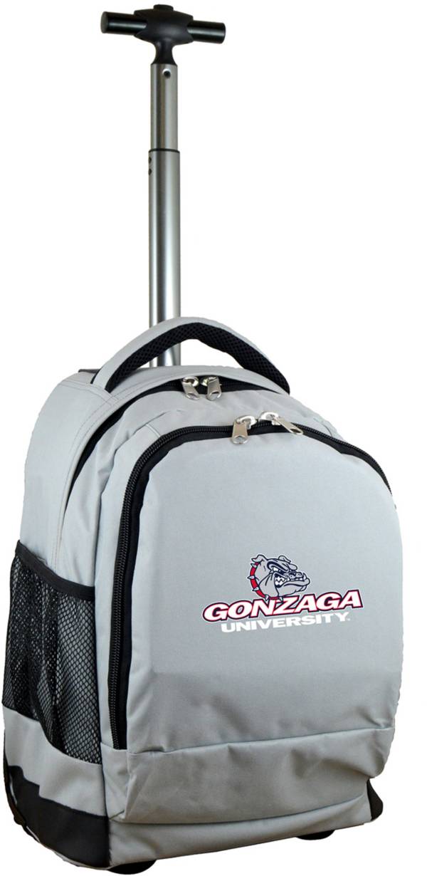 Mojo Gonzaga Bulldogs Wheeled Premium Grey Backpack