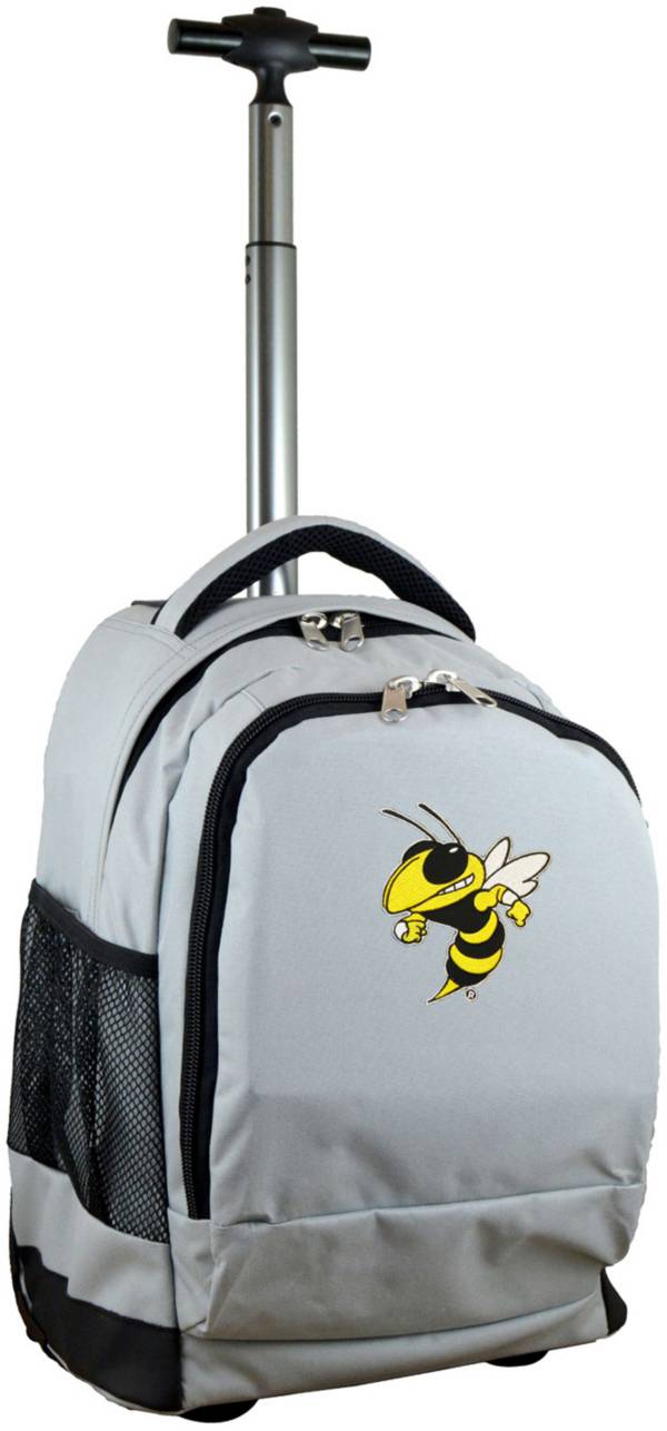 Mojo Georgia Tech Yellow Jackets Wheeled Premium Grey Backpack
