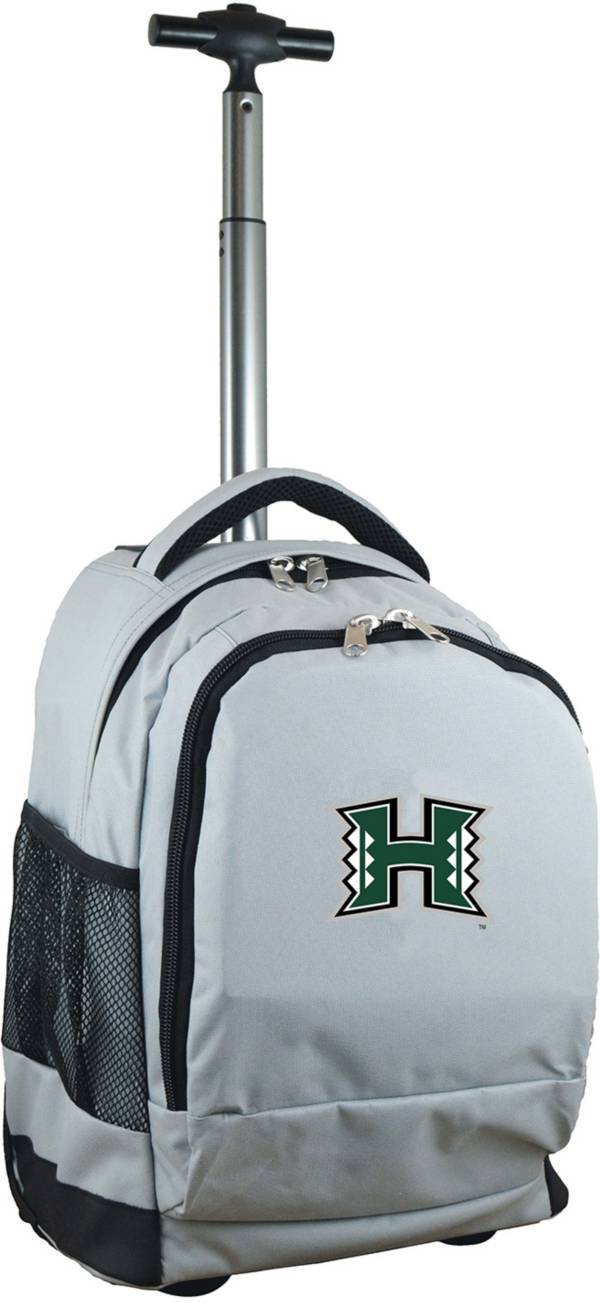 Mojo Hawai'i Warriors Wheeled Premium Grey Backpack