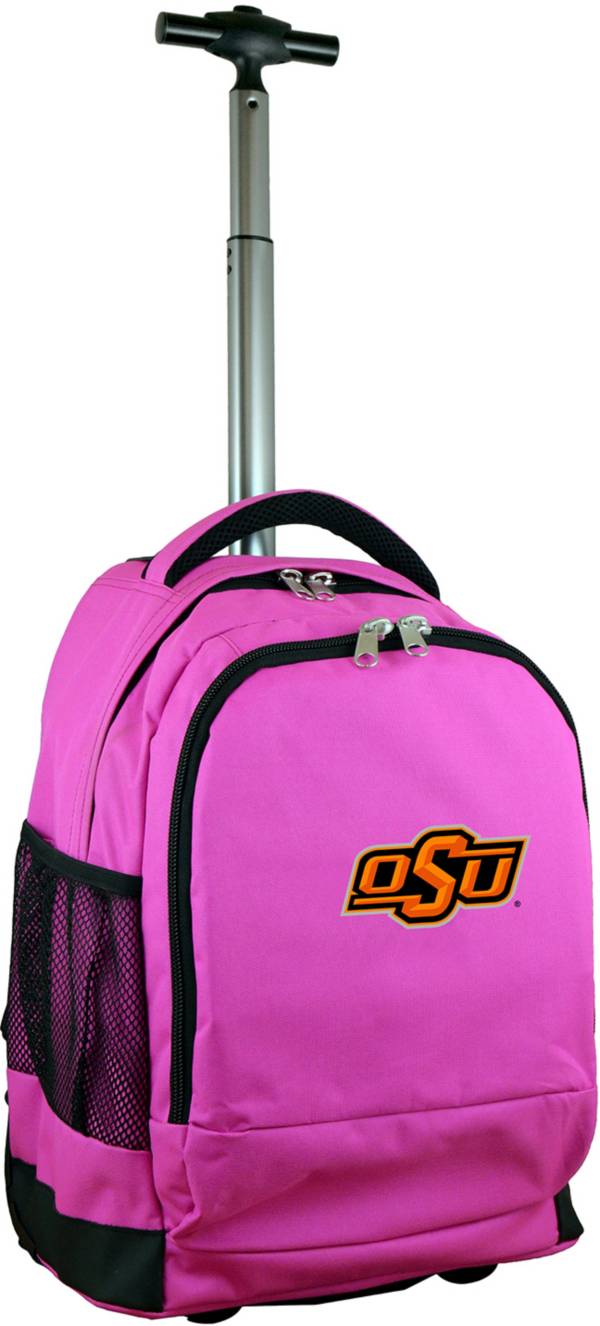 Mojo Oklahoma State Cowboys Wheeled Premium Pink Backpack