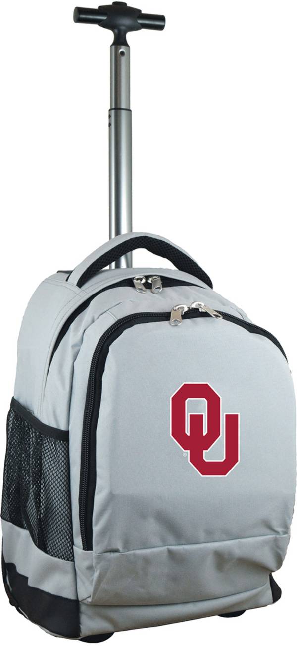 Mojo Oklahoma Sooners Wheeled Premium Grey Backpack