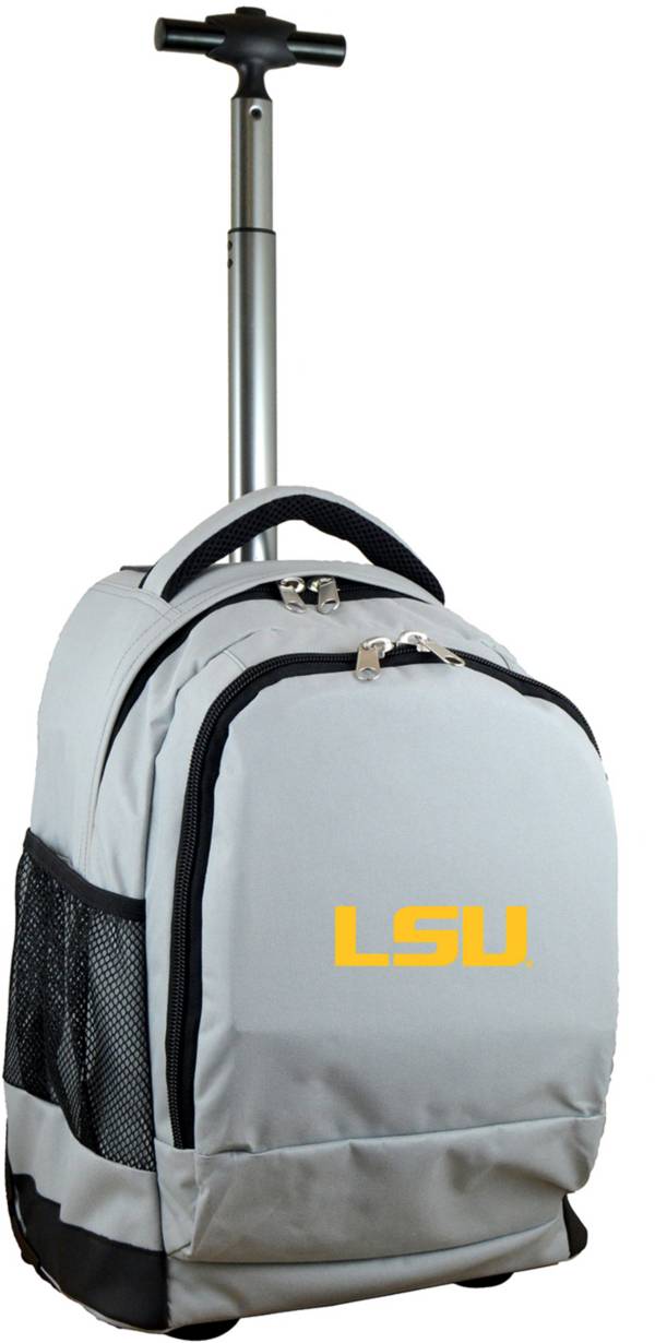 Mojo LSU Tigers Wheeled Premium Grey Backpack