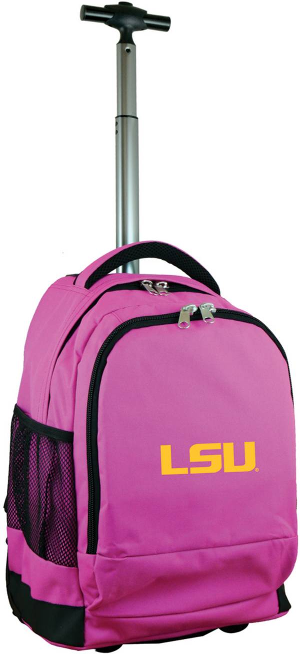 Mojo LSU Tigers Wheeled Premium Pink Backpack