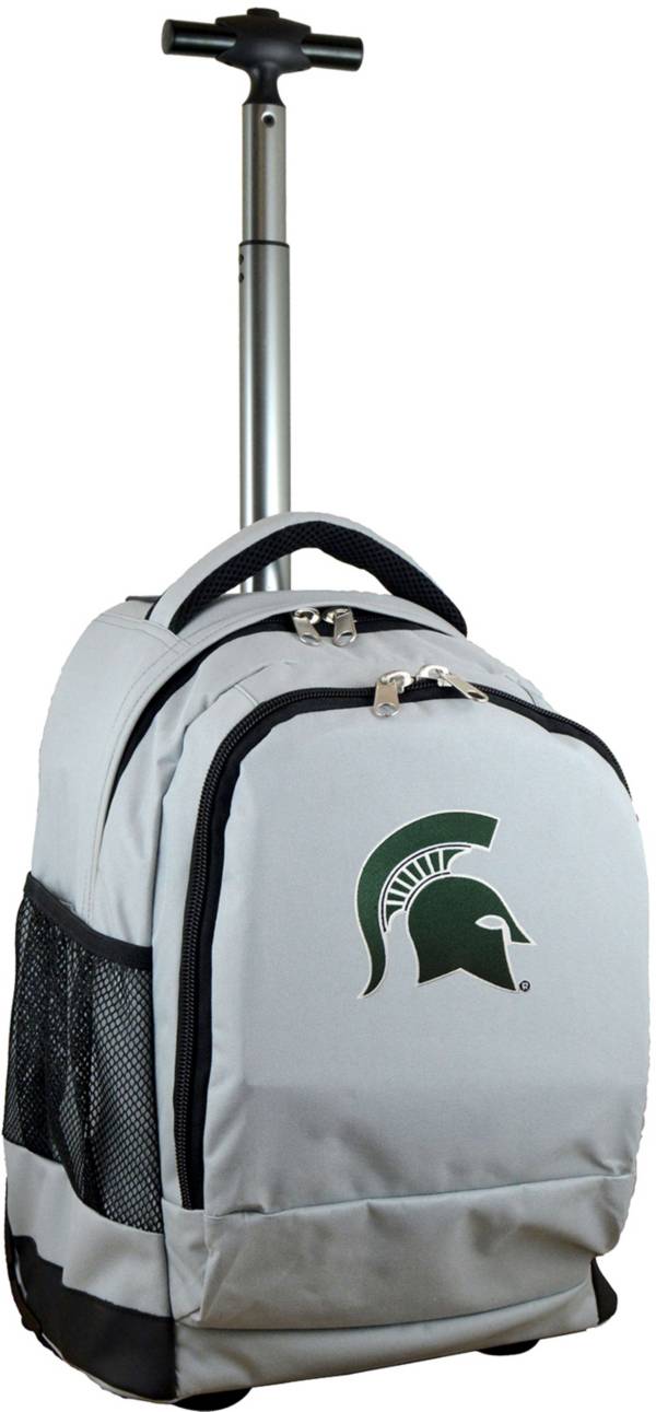 Mojo Michigan State Spartans Wheeled Premium Grey Backpack