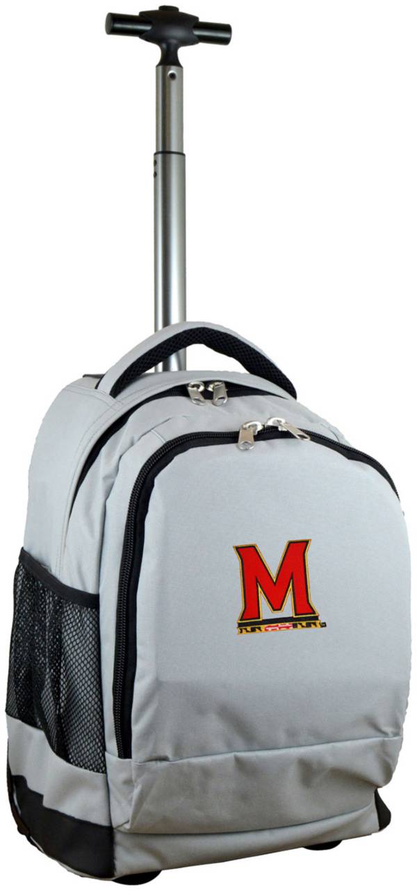 Mojo Maryland Terrapins Wheeled Premium Grey Backpack