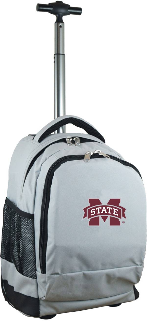 Mojo Mississippi State Bulldogs Wheeled Premium Grey Backpack