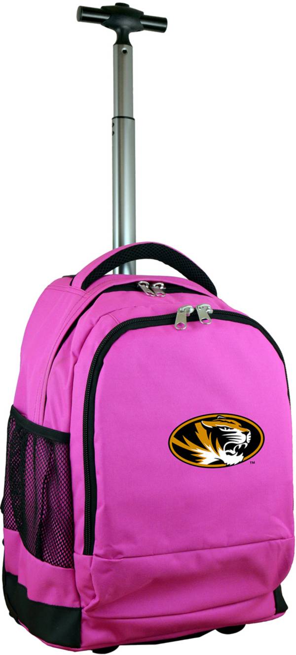 Mojo Missouri Tigers Wheeled Premium Pink Backpack product image
