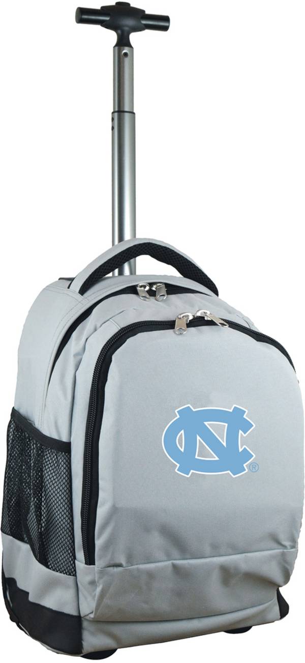 Mojo North Carolina Tar Heels Wheeled Premium Grey Backpack