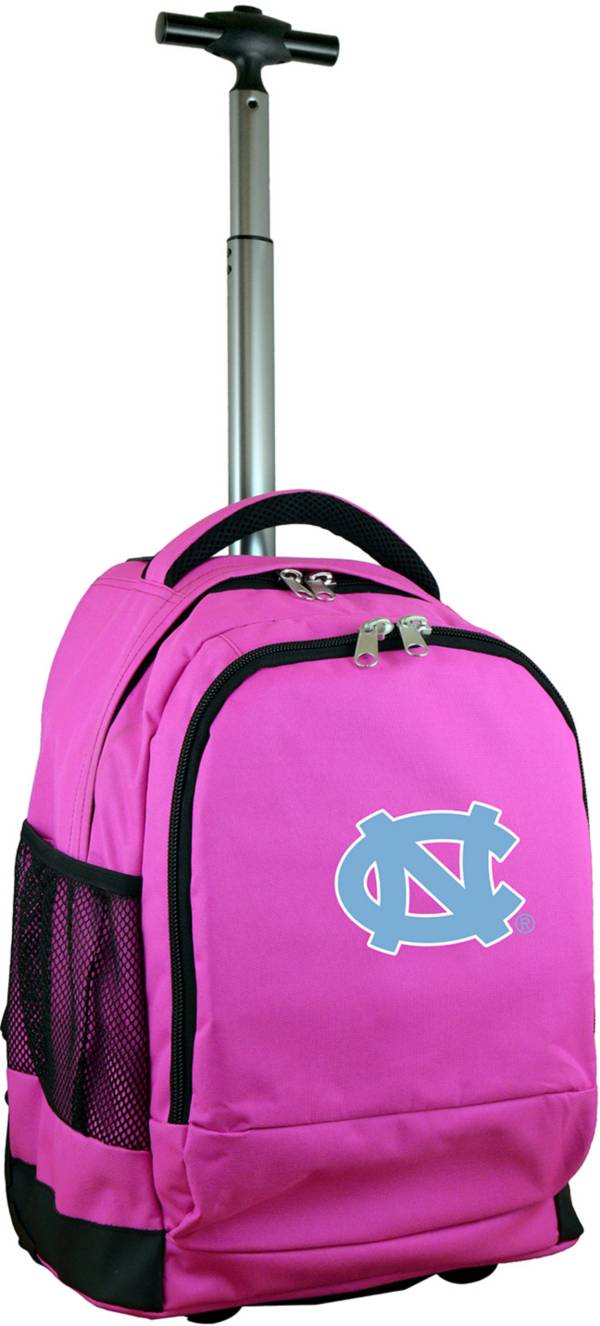 Mojo North Carolina Tar Heels Wheeled Premium Pink Backpack