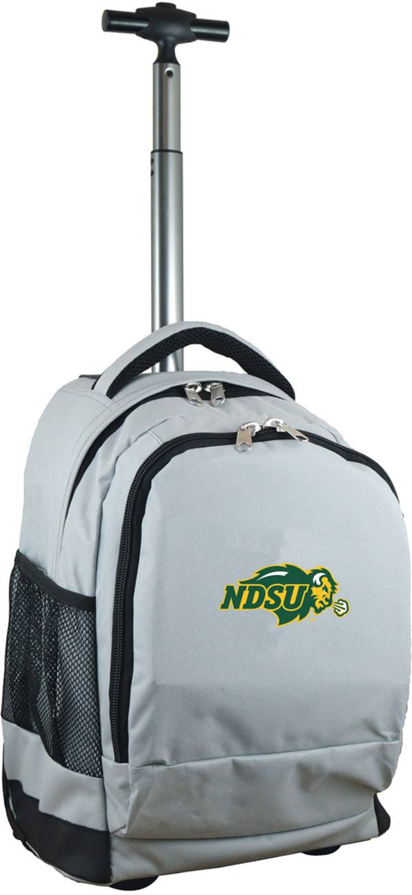 Mojo North Dakota State Bison Wheeled Premium Grey Backpack