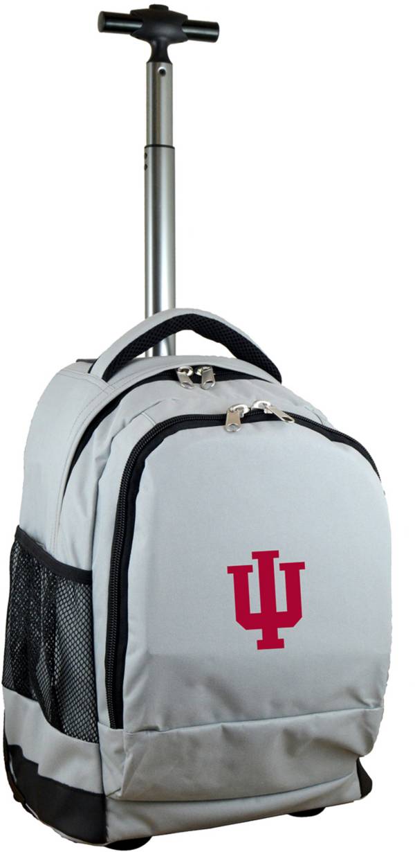 Mojo Indiana Hoosiers Wheeled Premium Grey Backpack