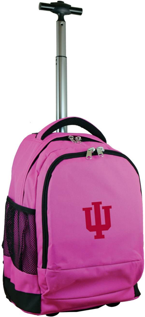 Mojo Indiana Hoosiers Wheeled Premium Pink Backpack