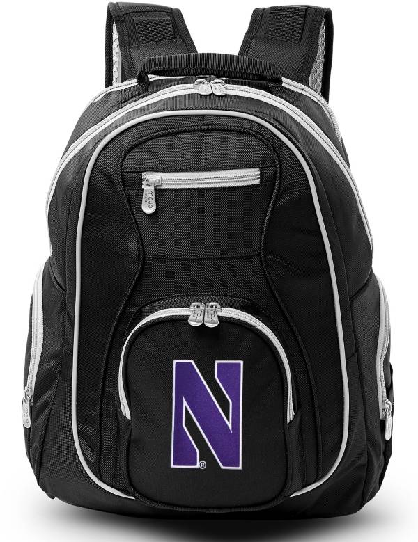 Mojo Northwestern Wildcats Colored Trim Laptop Backpack