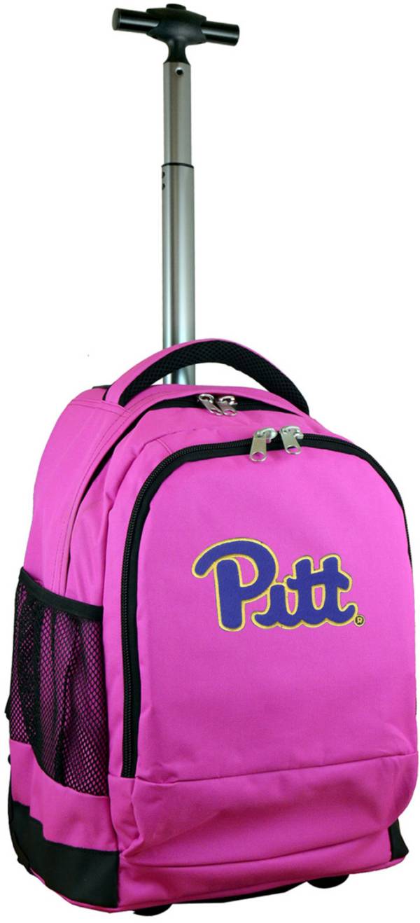 Mojo Pitt Panthers Wheeled Premium Pink Backpack