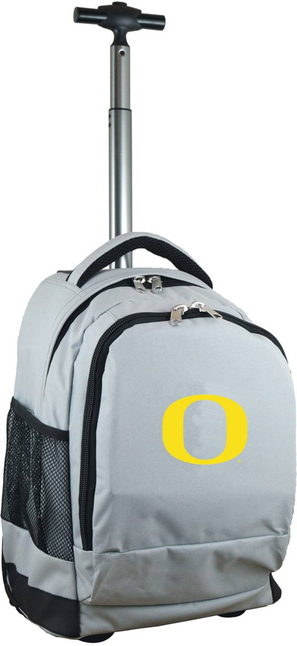 Mojo Oregon Ducks Wheeled Premium Grey Backpack