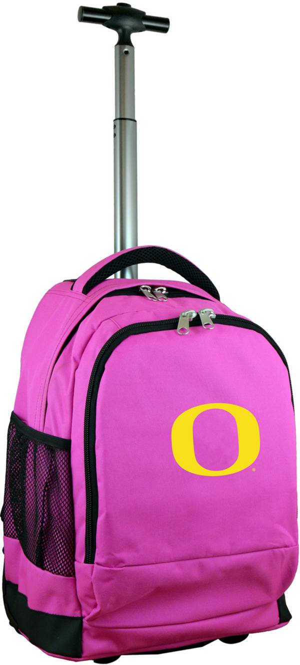 Mojo Oregon Ducks Wheeled Premium Pink Backpack product image