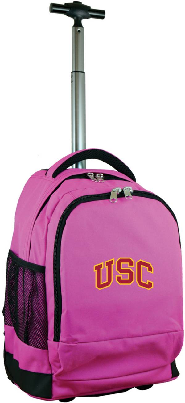 Mojo USC Trojans Wheeled Premium Pink Backpack product image
