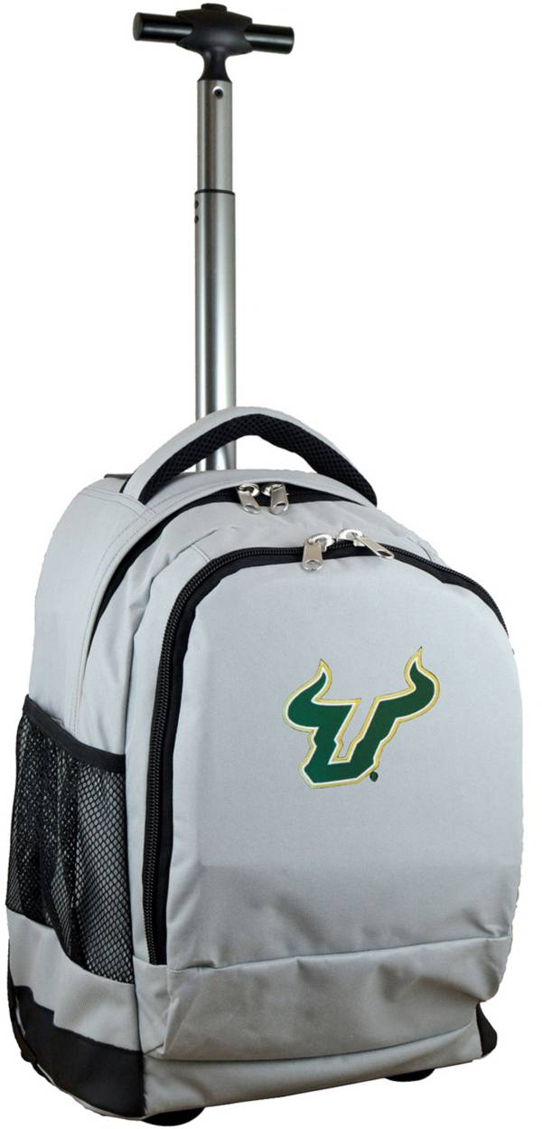 Mojo South Florida Bulls Wheeled Premium Grey Backpack