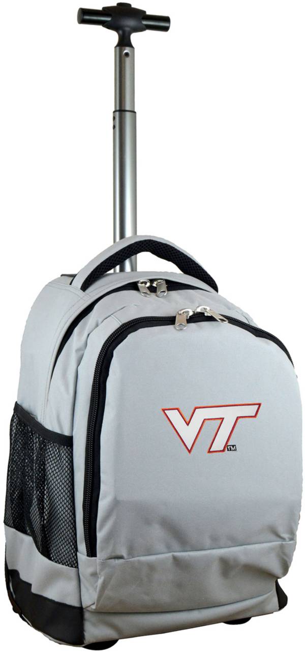 Mojo Virginia Tech Hokies Wheeled Premium Grey Backpack