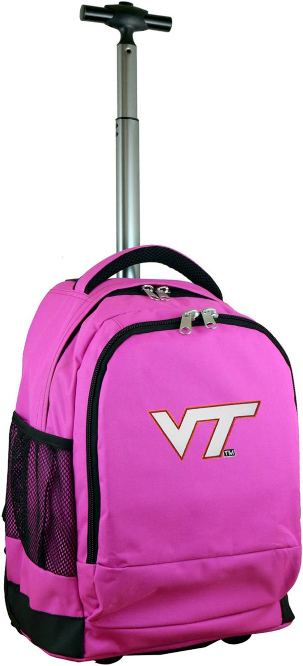 Mojo Virginia Tech Hokies Wheeled Premium Pink Backpack product image