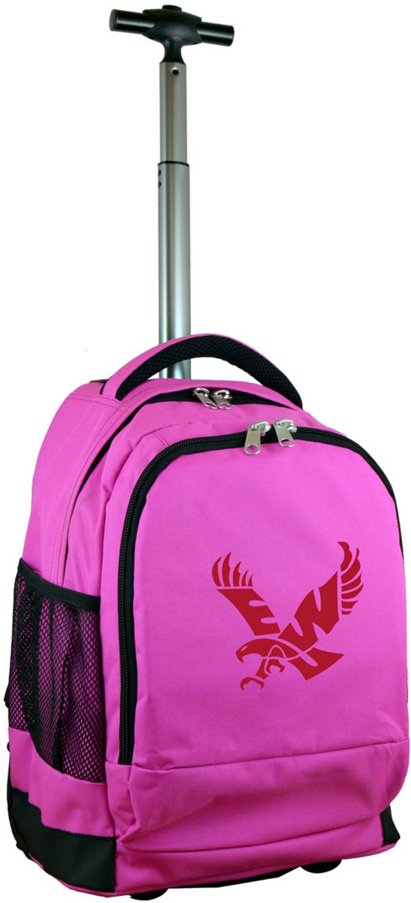 Mojo Eastern Washington Eagles Wheeled Premium Pink Backpack