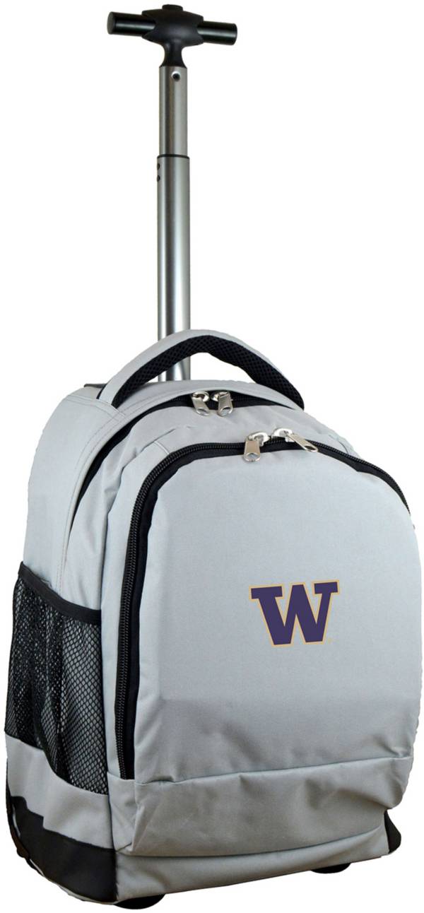 Mojo Washington Huskies Wheeled Premium Grey Backpack