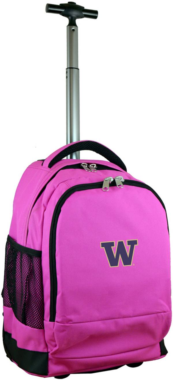 Mojo Washington Huskies Wheeled Premium Pink Backpack product image