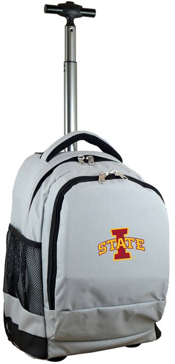 Mojo Iowa State Cyclones Wheeled Premium Grey Backpack