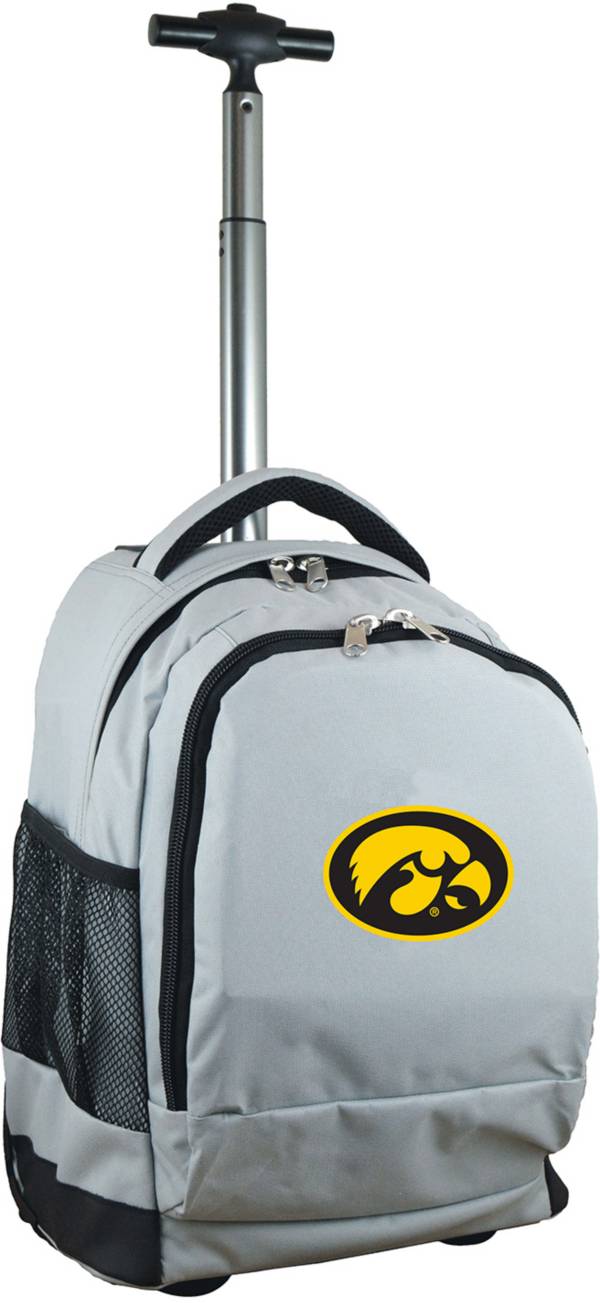 Mojo Iowa Hawkeyes Wheeled Premium Grey Backpack