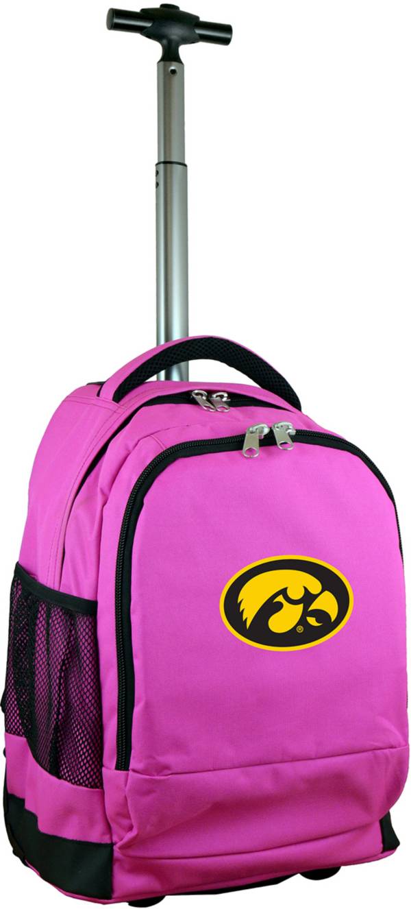 Mojo Iowa Hawkeyes Wheeled Premium Pink Backpack