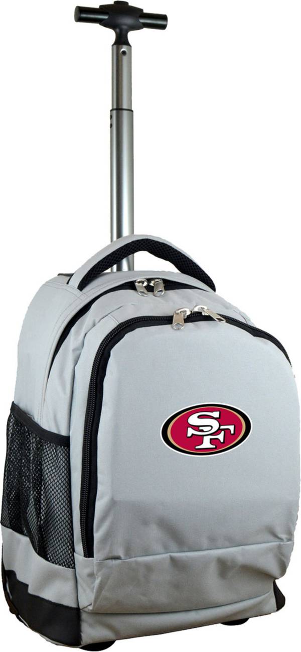 Mojo San Francisco 49ers Wheeled Premium Grey Backpack