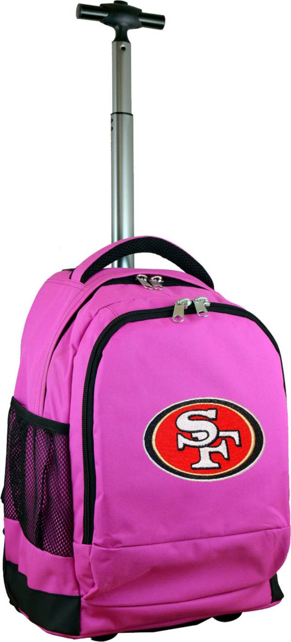 Mojo San Francisco 49ers Wheeled Premium Pink Backpack