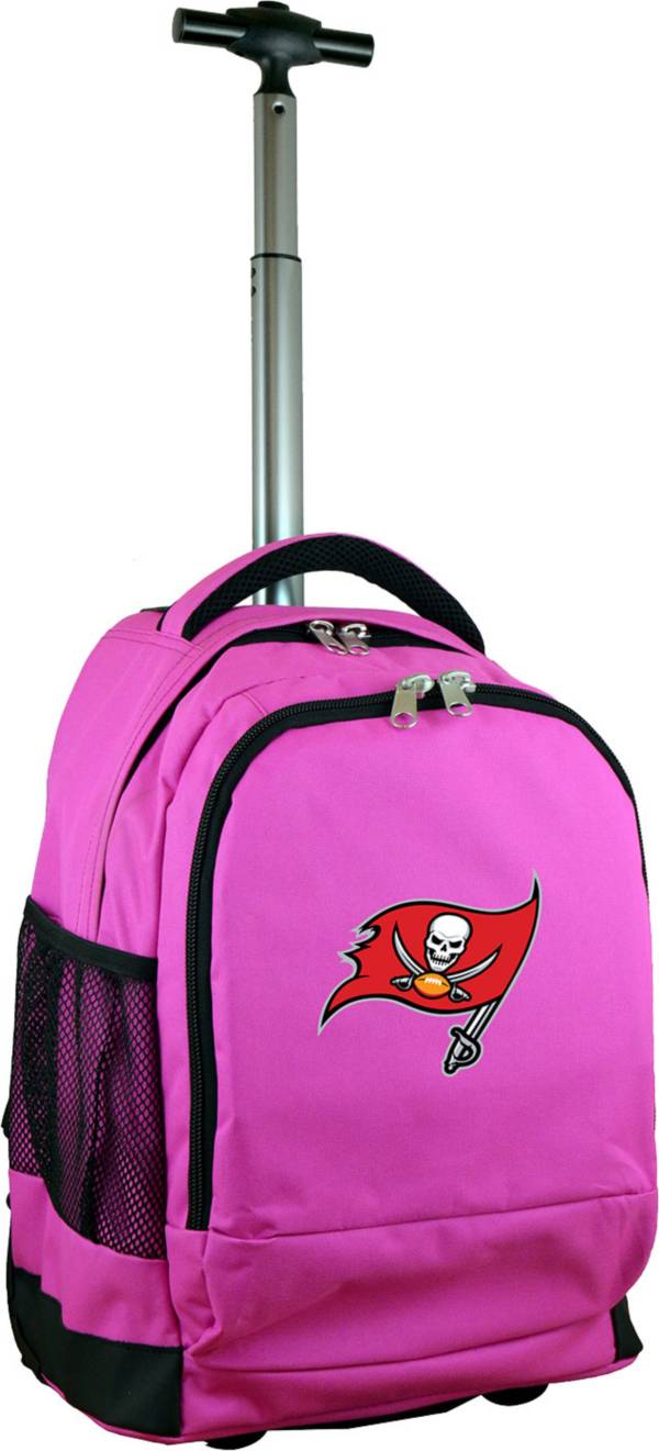 Mojo Tampa Bay Buccaneers Wheeled Premium Pink Backpack