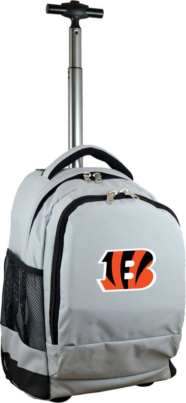 Mojo Cincinnati Bengals Wheeled Premium Grey Backpack