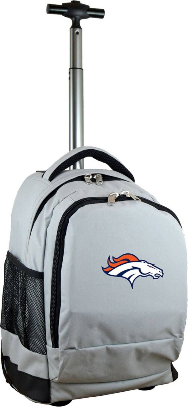 Mojo Denver Broncos Wheeled Premium Grey Backpack