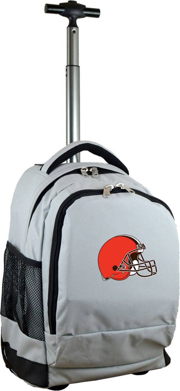 Mojo Cleveland Browns Wheeled Premium Grey Backpack