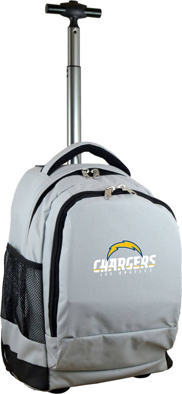 Mojo Los Angeles Chargers Wheeled Premium Grey Backpack
