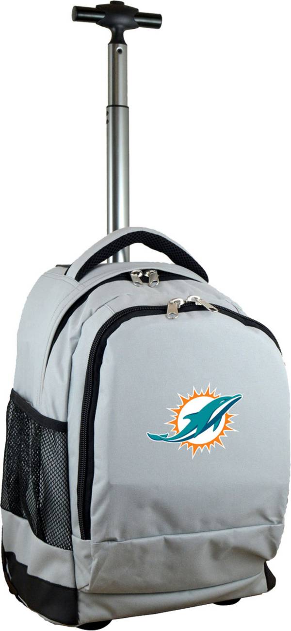 Mojo Miami Dolphins Wheeled Premium Grey Backpack