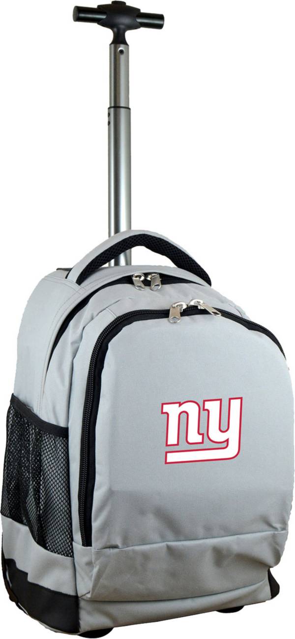 Mojo New York Giants Wheeled Premium Grey Backpack