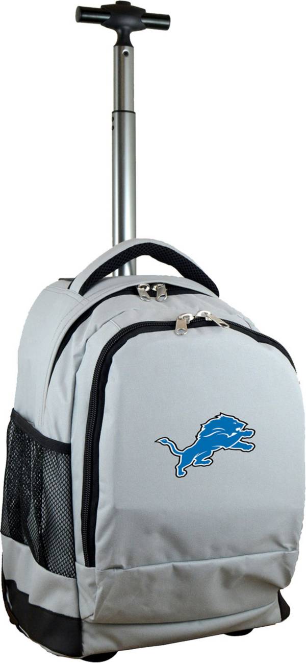 Mojo Detroit Lions Wheeled Premium Grey Backpack