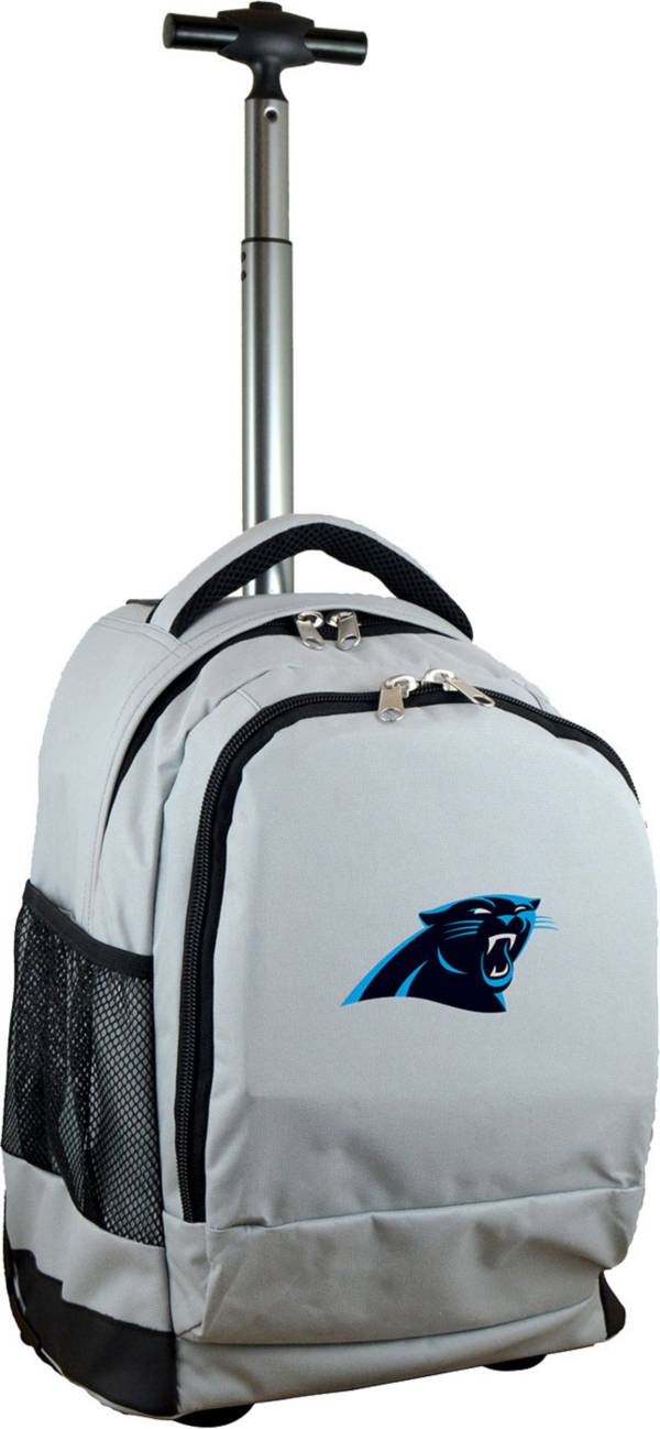 Mojo Carolina Panthers Wheeled Premium Grey Backpack