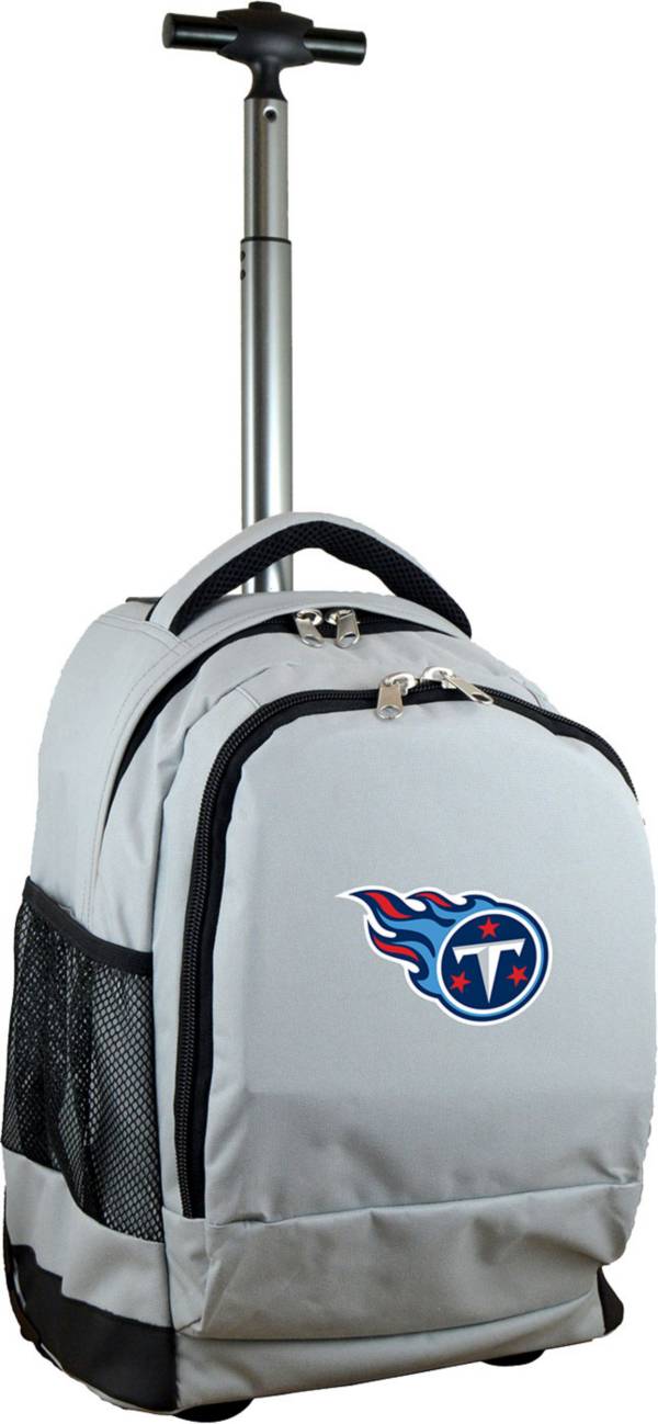 Mojo Tennessee Titans Wheeled Premium Grey Backpack